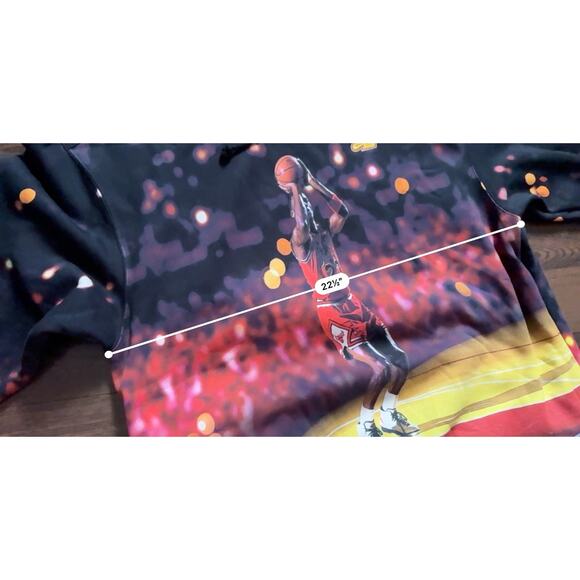 Nike Air Jordan Pullover Graphic Fleece Hoodie Black Sweater DC9610-010 M-L-XL - Picture 13 of 14